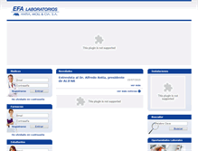 Tablet Screenshot of efa.com.uy