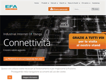 Tablet Screenshot of efa.it